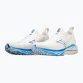 Дамски обувки за бягане Mizuno Wave Neo Wind бели/сребърни/мирно сини 15