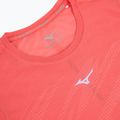 Дамска тениска за бягане Mizuno Aero Tee sunkissed coral 3