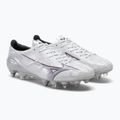 Мъжки футболни обувки Mizuno Alpha JP Mix white/ignition red/ 801 c 4