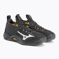 Мъжки обувки за волейбол Mizuno Wave Momentum 2 black oyster/mp gold/inrongat 5