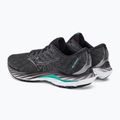 Мъжки обувки за бягане Mizuno Wave Inspire 19 black/ metallic gray/ bisgreen 3