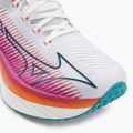 Обувки за бягане Mizuno Wave Rebellion Pro в бяло и розово J1GD231721 10