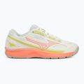 Дамски обувки за тенис Mizuno Break Shot 4 AC snow white/ neon flame/ ghost gray 2