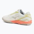 Дамски обувки за тенис Mizuno Break Shot 4 AC snow white/ neon flame/ ghost gray 3