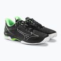 Мъжки обувки за тенис Mizuno Wave Exceed Tour 5 CC black / silver / techno green 5