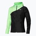 Мъжко яке за тенис Mizuno Release Hooded Jacket techno green/black