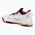 Дамски обувки за хандбал Mizuno Wave Mirage 5 white/cabernet/mp gold 3