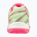 Mizuno Break Shot 4 Padel дамски обувки за падел патина зелено / висококачествено розово / бяло 4