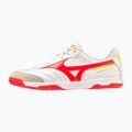 Mizuno Morelia Sala Classic IN white/flery coral2/bolt2 мъжки футболни обувки 8