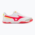 Mizuno Morelia Sala Classic IN white/flery coral2/bolt2 мъжки футболни обувки 2