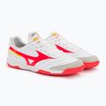 Mizuno Morelia Sala Classic IN white/flery coral2/bolt2 мъжки футболни обувки 4