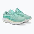 Дамски обувки за бягане Mizuno Wave Rider 27 egghell blue/white/anise flower 5