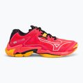 Mizuno Wave Lightning Z8 обувки за волейбол в сияйно червено/бяло/морковено къдрене 2