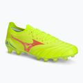 Mizuno Morelia Neo IV Β Elite MD safety yellow/fiery coral 2/galaxy silver мъжки футболни обувки