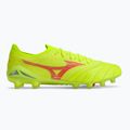 Mizuno Morelia Neo IV Β Elite MD safety yellow/fiery coral 2/galaxy silver мъжки футболни обувки 2