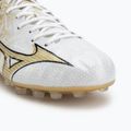 Мъжки футболни обувки Mizuno Alpha Japan AG white/ge gold/black 7