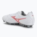 Детски футболни обувки Mizuno Monarcida Neo III Select Jr MD бяло/радиант червено 3