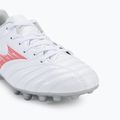 Детски футболни обувки Mizuno Monarcida Neo III Select AG white/radiant red 7