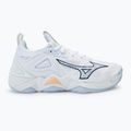 Дамски обувки за волейбол Mizuno Wave Momentum 3 white/ navy peony/ peach parfait 2