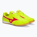 Mizuno Morelia Sala Elite IN safety yellow/fiery coral 2/galaxy silver мъжки футболни обувки 5