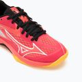 Детски обувки за волейбол Mizuno Lightning Star Z7 radiant red/white/carrot curl 7