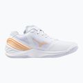 Дамски обувки за хандбал Mizuno Wave Stealth Neo white/navy peony/peach parfait 2