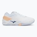 Дамски обувки за хандбал Mizuno Wave Stealth Neo white/navy peony/peach parfait 2