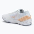 Дамски обувки за хандбал Mizuno Wave Stealth Neo white/navy peony/peach parfait 3
