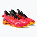 Мъжки обувки за хандбал Mizuno Wave Mirage 5 radiant red/white/carrot curl 4