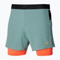 Мъжки къси панталони за бягане Mizuno ER 5.5 2in1 lead/nasturtium 3