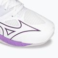 Дамски обувки за хандбал Mizuno Wave Mirage 5 white/patrician purple/quince 7