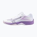 Детски обувки за волейбол Mizuno Lightning Star Z7 white/patrician purple/quince 8