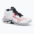 Обувки за волейбол Mizuno Wave Lightning Z8 Mid white/salsa/black