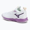 Дамски обувки за волейбол Mizuno Wave Dimension white/patrician purple/quince 3