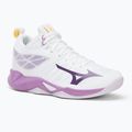 Дамски обувки за волейбол Mizuno Wave Dimension Mid white/patrician purple/quince