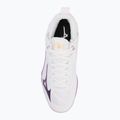 Дамски обувки за волейбол Mizuno Wave Dimension Mid white/patrician purple/quince 5