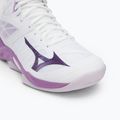 Дамски обувки за волейбол Mizuno Wave Dimension Mid white/patrician purple/quince 7