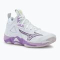 Дамски обувки за волейбол Mizuno Wave Momentum 3 Mid white/patrician purple/quince
