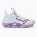Дамски обувки за волейбол Mizuno Wave Momentum 3 Mid white/patrician purple/quince 2
