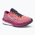 Дамски обувки за бягане Mizuno Wave Skyrise 5 mineral red/white sand/violet quartz