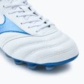 Мъжки футболни обувки Mizuno Morelia II Pro MD white/laser blue/gold 7
