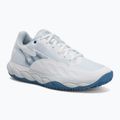 Дамски обувки за тенис Mizuno Wave Enforce Court CC white/ parisian blue/ plein air