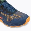 Мъжки обувки за бягане Mizuno Wave Daichi 8 estate blue/apricot/spicy orange 7