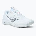 Дамски обувки за хандбал Mizuno Wave Stealth 6 white/aleutian/cloud pink