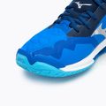 Мъжки обувки за хандбал Mizuno Wave Stealth Neo 2 Mid mugen blue/white/estate blue 7