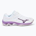 Дамски обувки за волейбол Mizuno Wave Voltage 2 white/patrician purple/quince 2