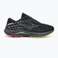 Мъжки обувки за бягане Mizuno Wave Inspire 20 black/silver/sunny lime 2