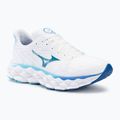 Дамски обувки за бягане Mizuno Wave Sky 8 white/laser blue/mugen blue