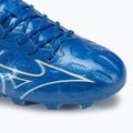 Мъжки футболни обувки Mizuno α Pro FG  white/laser blue/gold 7