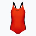 Детски бански от една част NIKE LOGO TAPE червен NESSB758